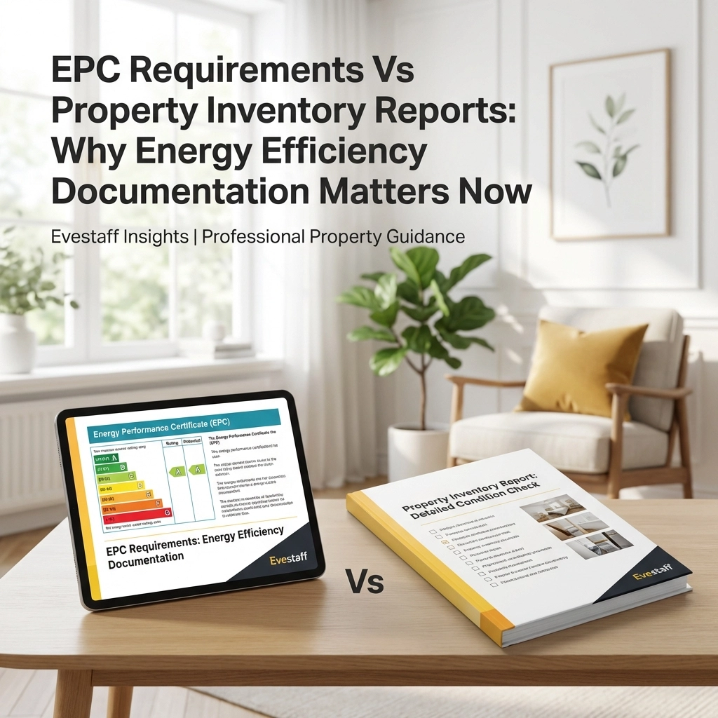 EPC Requirements Vs Property Inventory Reports: Why Energy Efficiency Documentation Matters Now