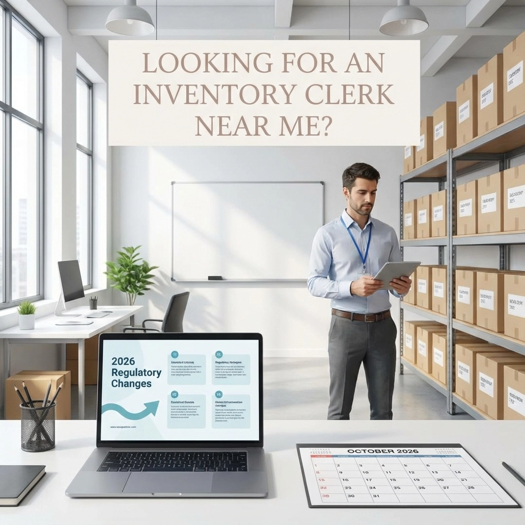 Looking For an Inventory Clerk Near Me? Here Are 10 Things You Should Know Before the 2026 Regulatory Changes