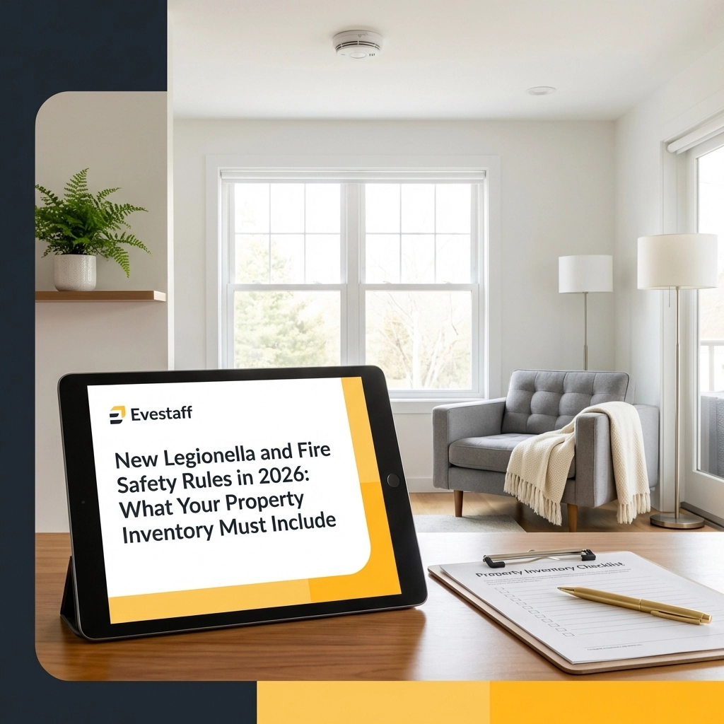 New Legionella and Fire Safety Rules in 2026: What Your Property Inventory Must Include